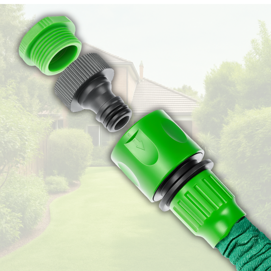 2X1 Manguera Extensible HydraFlex® + ESTACAS SOLAR X4