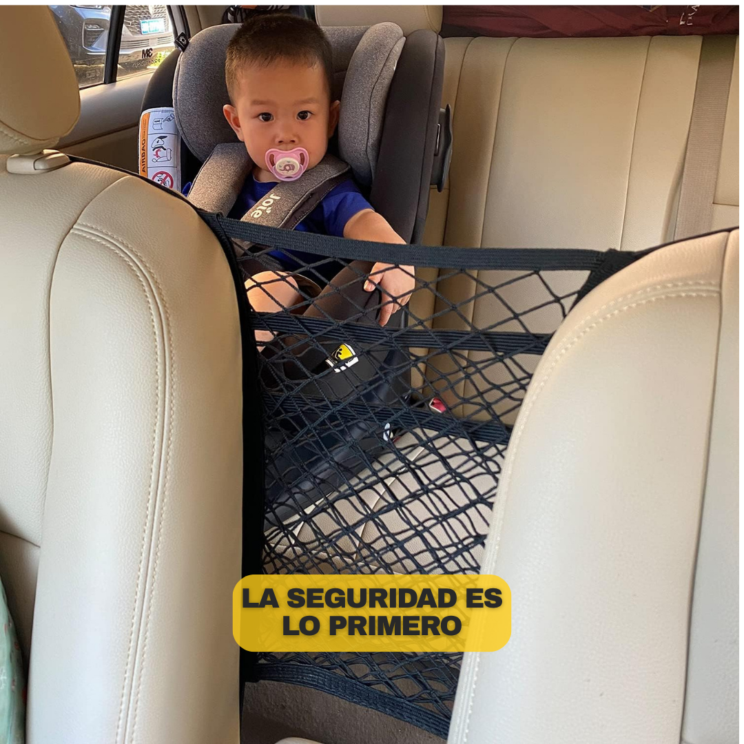 SafeDrive® Butaca Red Auto Perro Red Niño Organizador