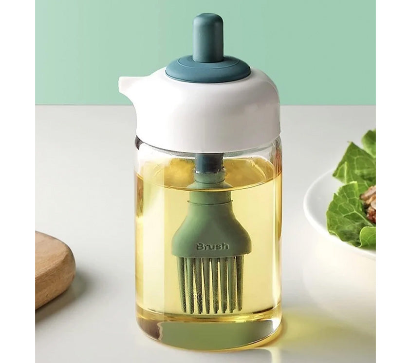 🍳 Sartén 3 Planchas + Aceitero con Pincel – ¡Combo Práctico!