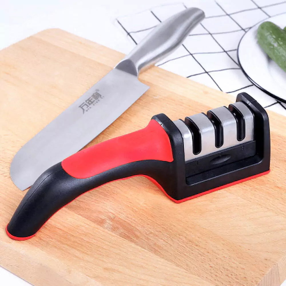 AFILADOR DE CUCHILLOS PROFESIONAL + RALLADOR MULTIFUNCIÓN DE REGALO🎁