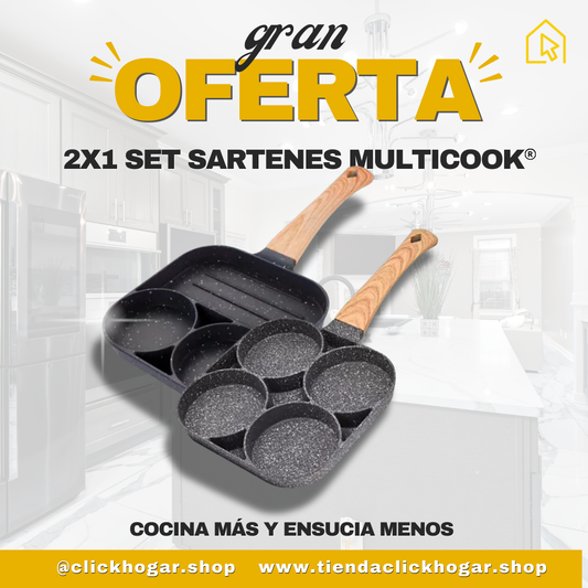 2X1 Set Sartenes MultiCook®