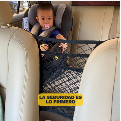 SafeDrive® Butaca Red Auto Perro Red Niño Organizador