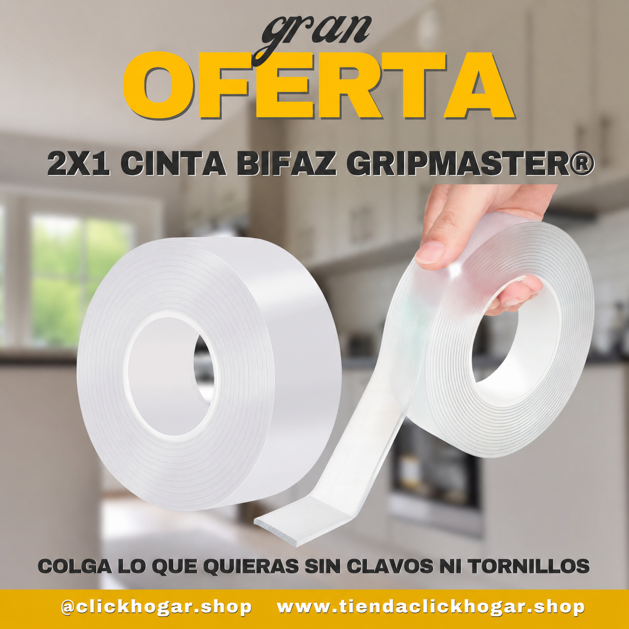 2x1 Set Cintas BIFAZ GripMaster