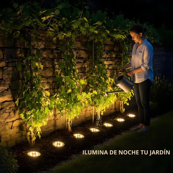 Estacas Solares Exterior Luzena® COMBO X4