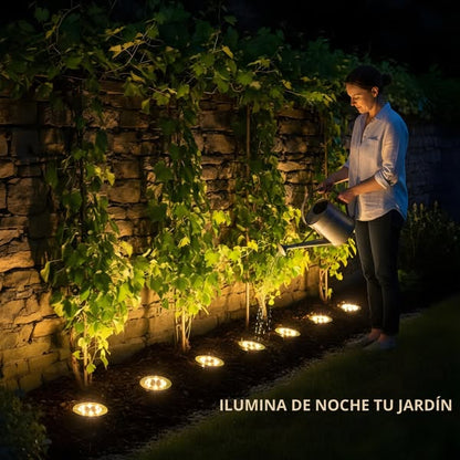 Estacas Solares Exterior Luzena® COMBO X4